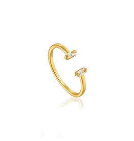 Ania Haie Ania Haie Glow Adjustable Ring, Gold