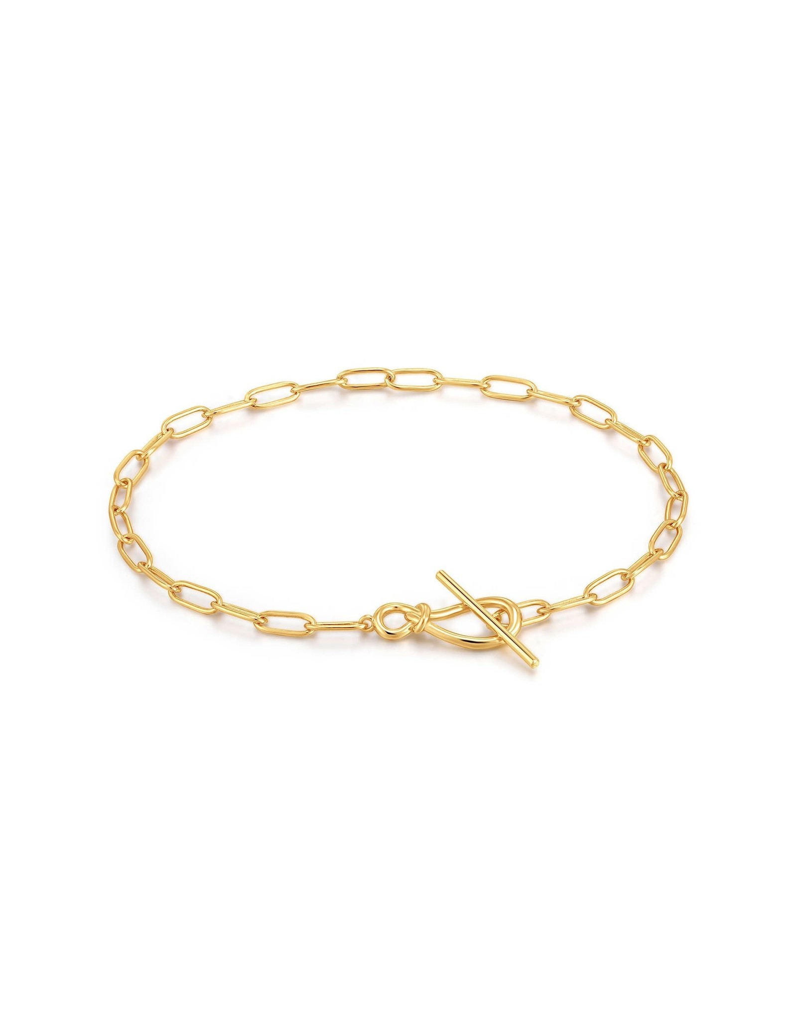 Ania Haie Ania Haie Gold Knot T Bar Chain Bracelet