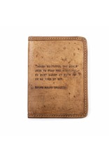 Leather Passport Cover, Ralph Waldo Emerson