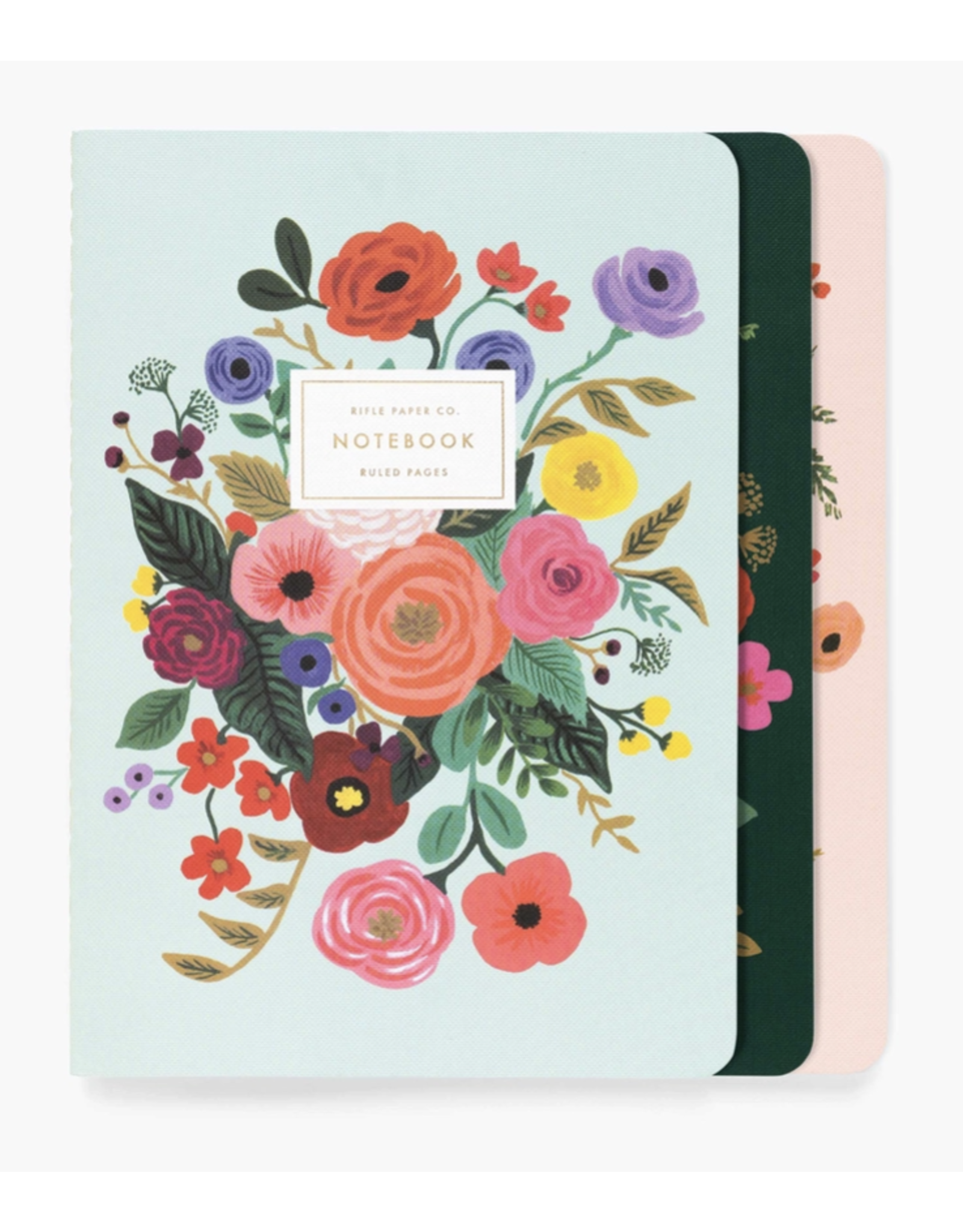 Rifle Paper Stitched Notebook Set, Garden Party