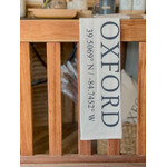 Eric and Christopher Tea Towel, Oxford Coordinates