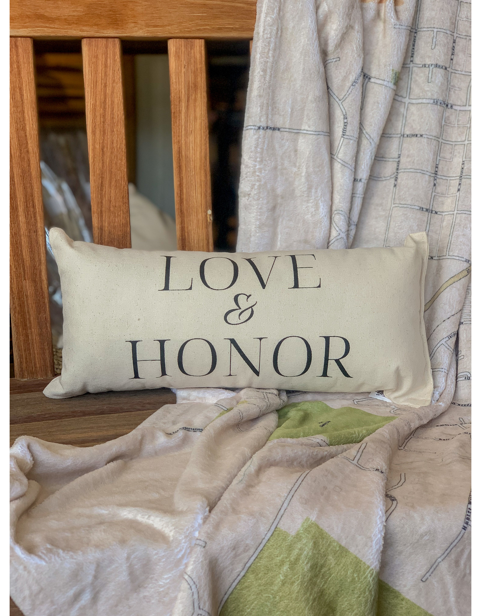 Eric and Christopher Love & Honor Pillow, small