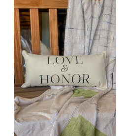 Love & Honor Pillow, small