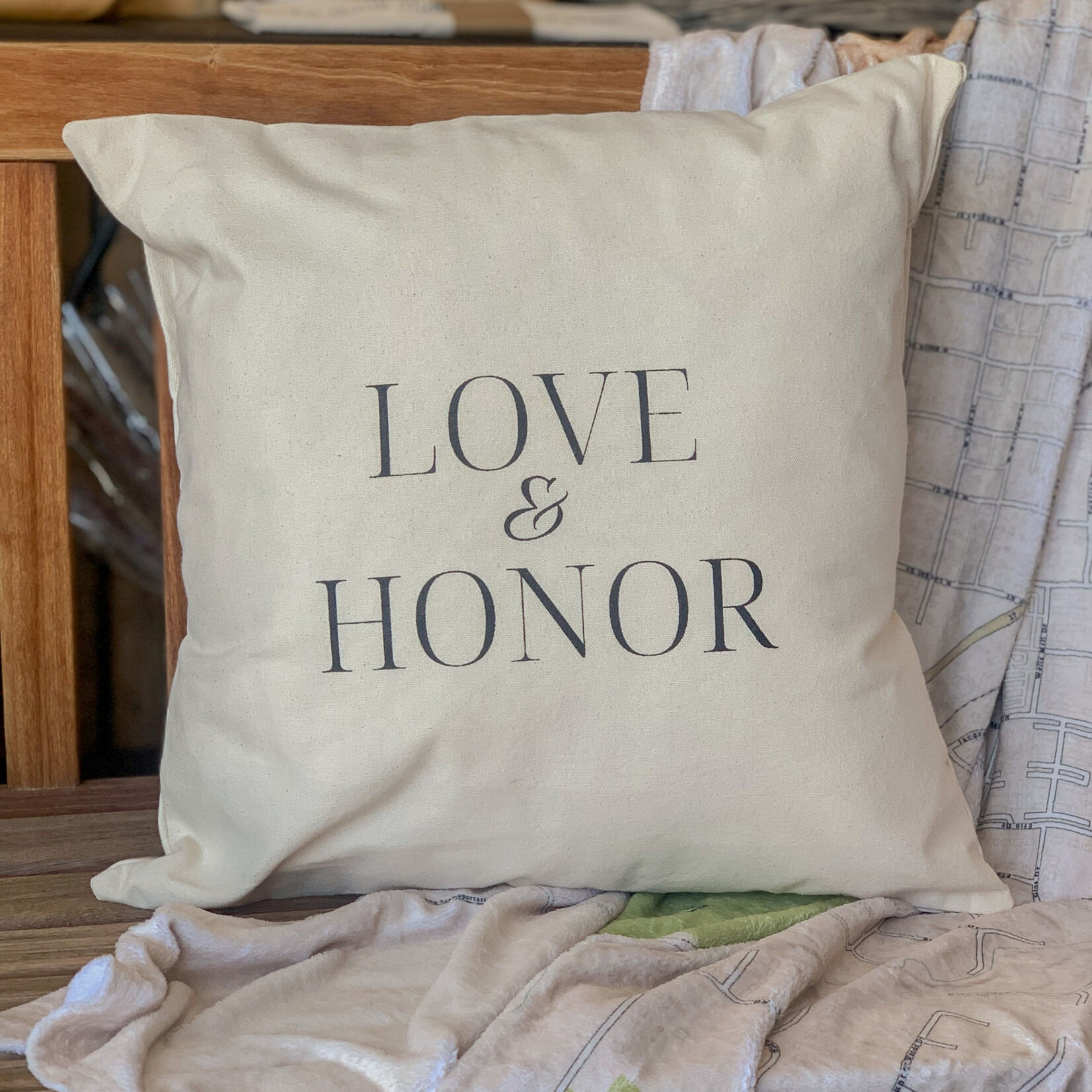Eric and Christopher Love & Honor Pillow, large