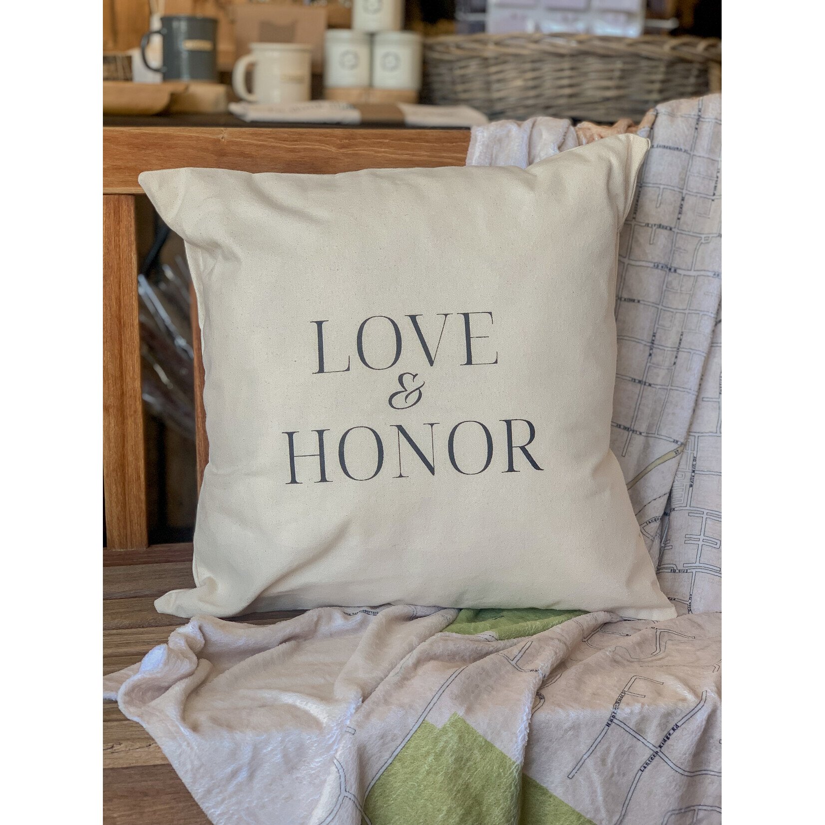 Eric and Christopher Love & Honor Pillow, large