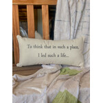 Eric and Christopher To think that in such a place Pillow, small