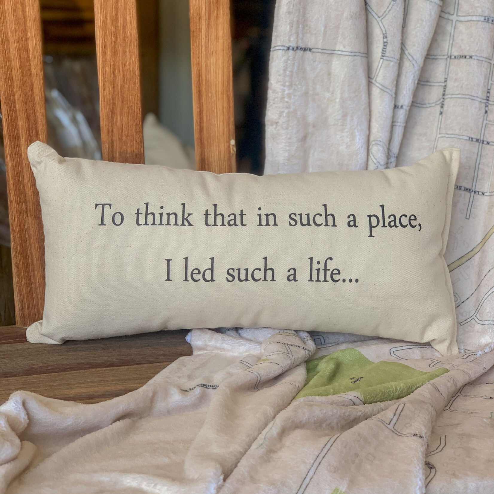 Eric and Christopher To think that in such a place Pillow, small