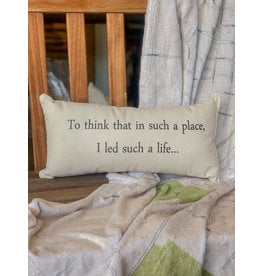 Eric and Christopher To think that in such a place Pillow, small