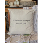 Eric and Christopher To think that in such a place Pillow, large