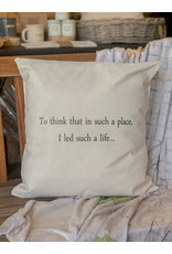 Eric and Christopher To think that in such a place Pillow, large