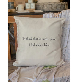 Eric and Christopher To think that in such a place Pillow, large