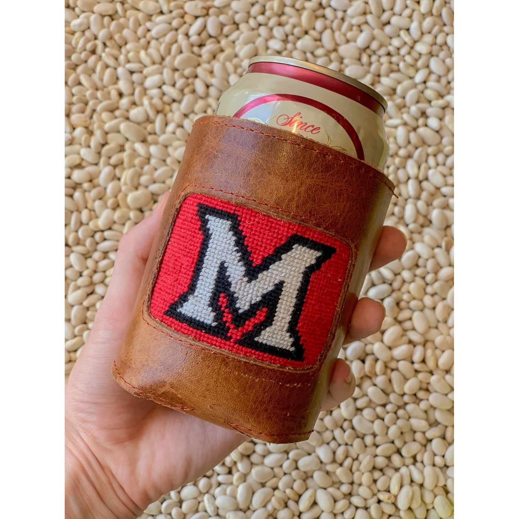 Smathers & Branson S&B Needlepoint Can Cooler, Miami