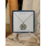 Chart Metalworks Chart Oxford Map 1" Charm Necklace