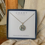 Chart Metalworks Chart Necklace with 5/8" Oxford Map Charm