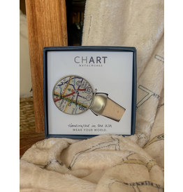 Chart Metalworks Chart Oxford Map Wine Stopper