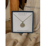 Chart Metalworks Chart Necklace with 5/8" Oxford/Miami Map Charm