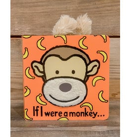 Jellycat Book, If I Were a Monkey (orange)