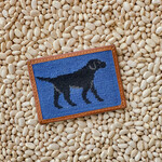Smathers & Branson S&B Needlepoint Card Wallet, black lab