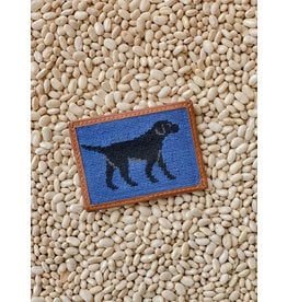 Smathers & Branson S&B Needlepoint Card Wallet, black lab