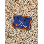 Smathers & Branson Crossed Clubs Needlepoint Card Wallet