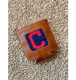 Smathers & Branson S&B Needlepoint Can Cooler, Cleveland Indians