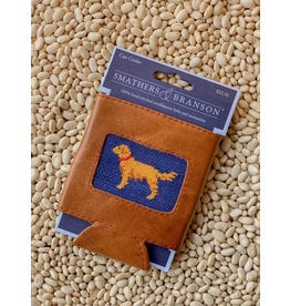 Smathers & Branson S&B Needlepoint Can Cooler, Golden Retriever