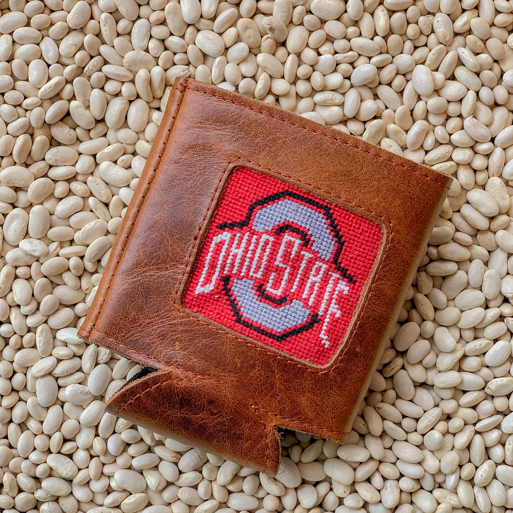 Smathers & Branson S&B Needlepoint Can Cooler, Ohio State