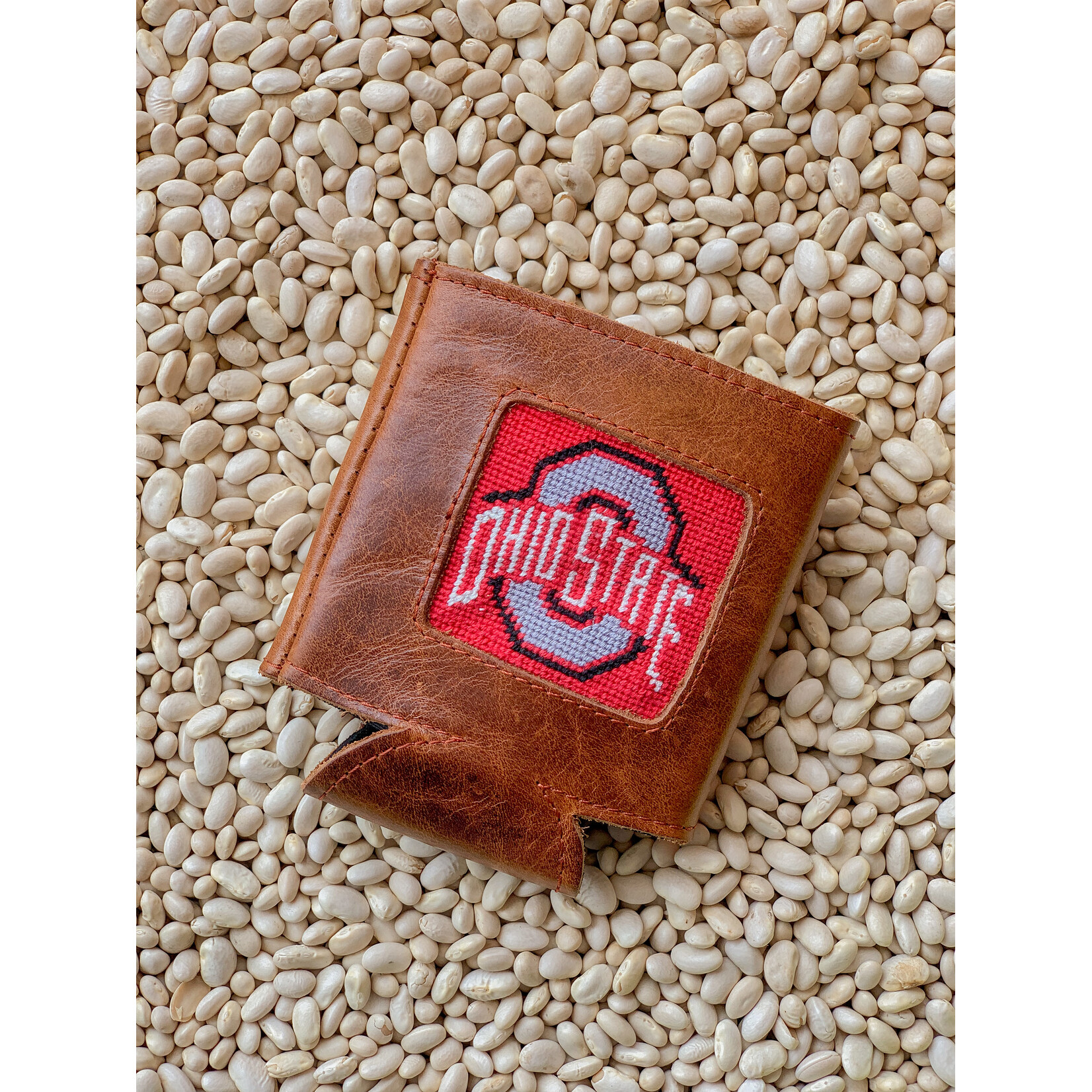 Smathers & Branson S&B Needlepoint Can Cooler, Ohio State