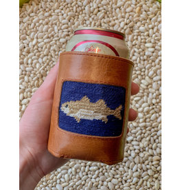 Smathers & Branson S&B Needlepoint Can Cooler, Striped Bass