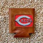 Smathers & Branson S&B Needlepoint Can Cooler, Cincinnati Reds