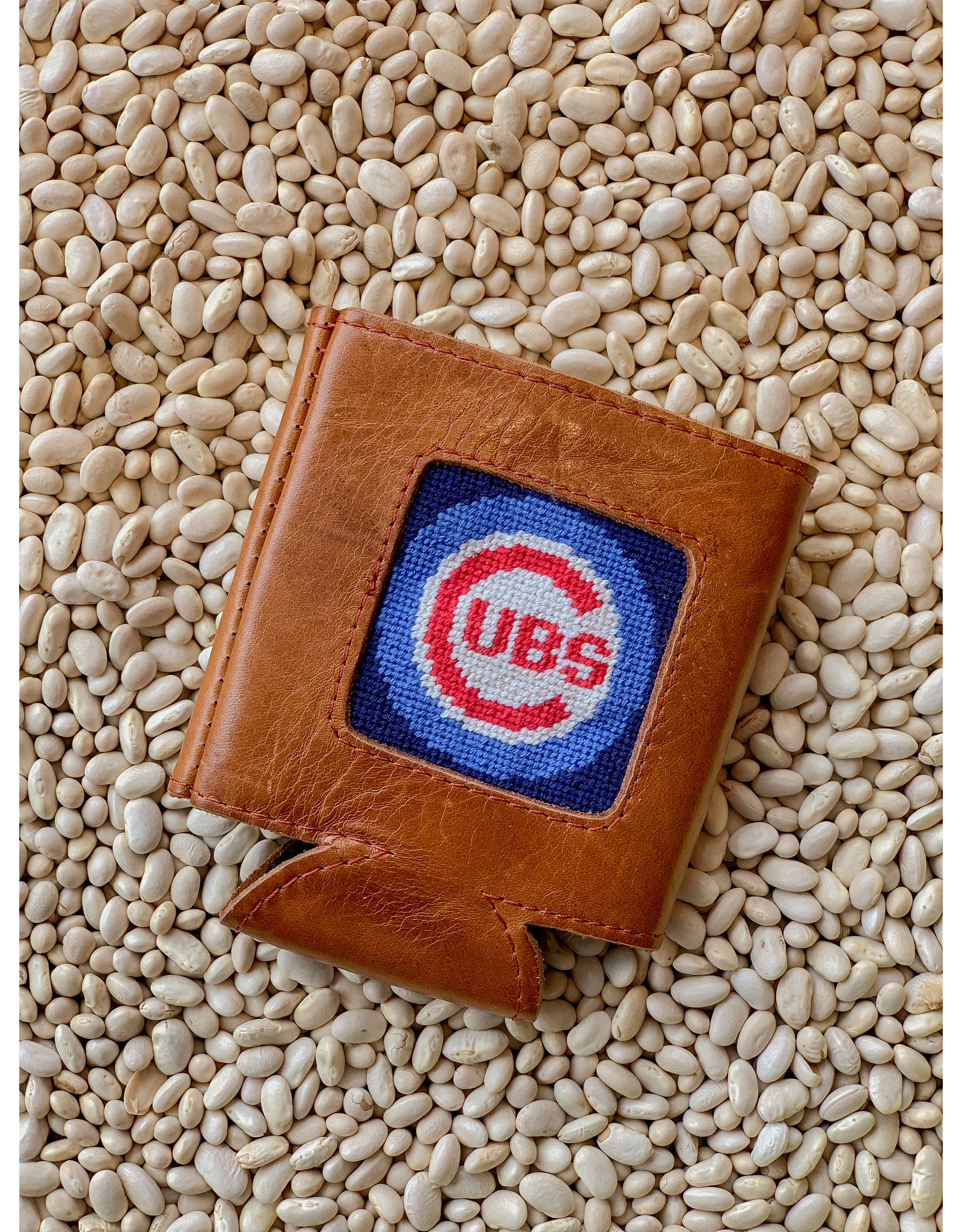Smathers & Branson S&B Needlepoint Can Cooler, Chicago Cubs