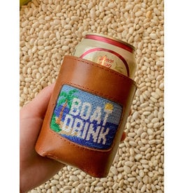 Smathers & Branson S&B Needlepoint Can Cooler, Boat Drink