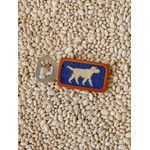 Smathers & Branson S&B Needlepoint Bottle Opener, Yellow Lab on Navy