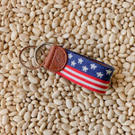 Smathers & Branson S&B Needlepoint Key Fob, Old Glory