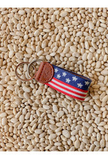 Smathers & Branson S&B Needlepoint Key Fob, Old Glory