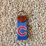 Smathers & Branson S&B Needlepoint Key Fob, Chicago Cubs