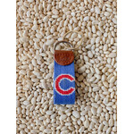 Smathers & Branson S&B Needlepoint Key Fob, Chicago Cubs