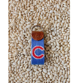 Smathers & Branson S&B Needlepoint Key Fob, Chicago Cubs