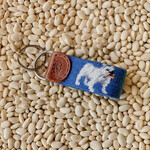 Smathers & Branson S&B Needlepoint Key Fob, Bulldog