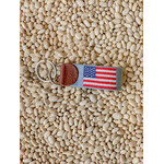 Smathers & Branson S&B Needlepoint Key Fob, American Flag