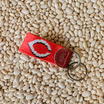 Smathers & Branson S&B Needlepoint Key Fob, Cincinnati Reds