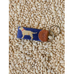 Smathers & Branson S&B Needlepoint Key Fob, Yellow Lab