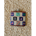 Smathers & Branson S&B Needlepoint Flask, Flasks