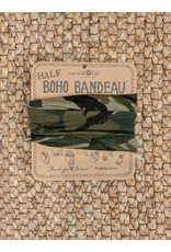 Natural LIfe Half Boho Bandeau, Olive Camo