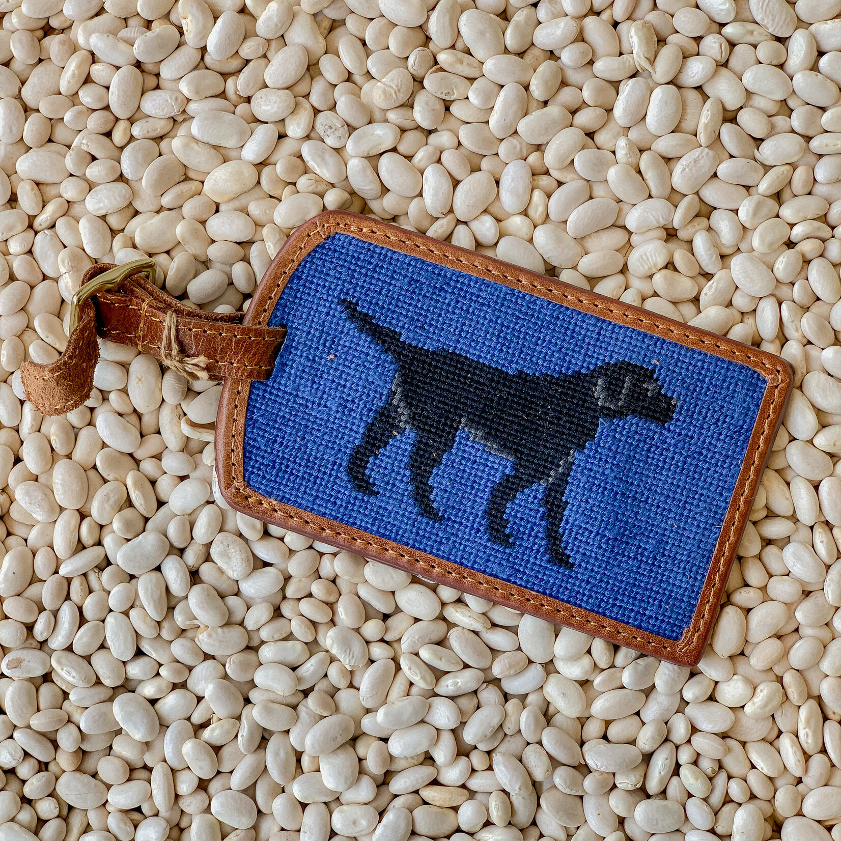 Smathers & Branson S&B Luggage Tag, Black Lab, blueberry