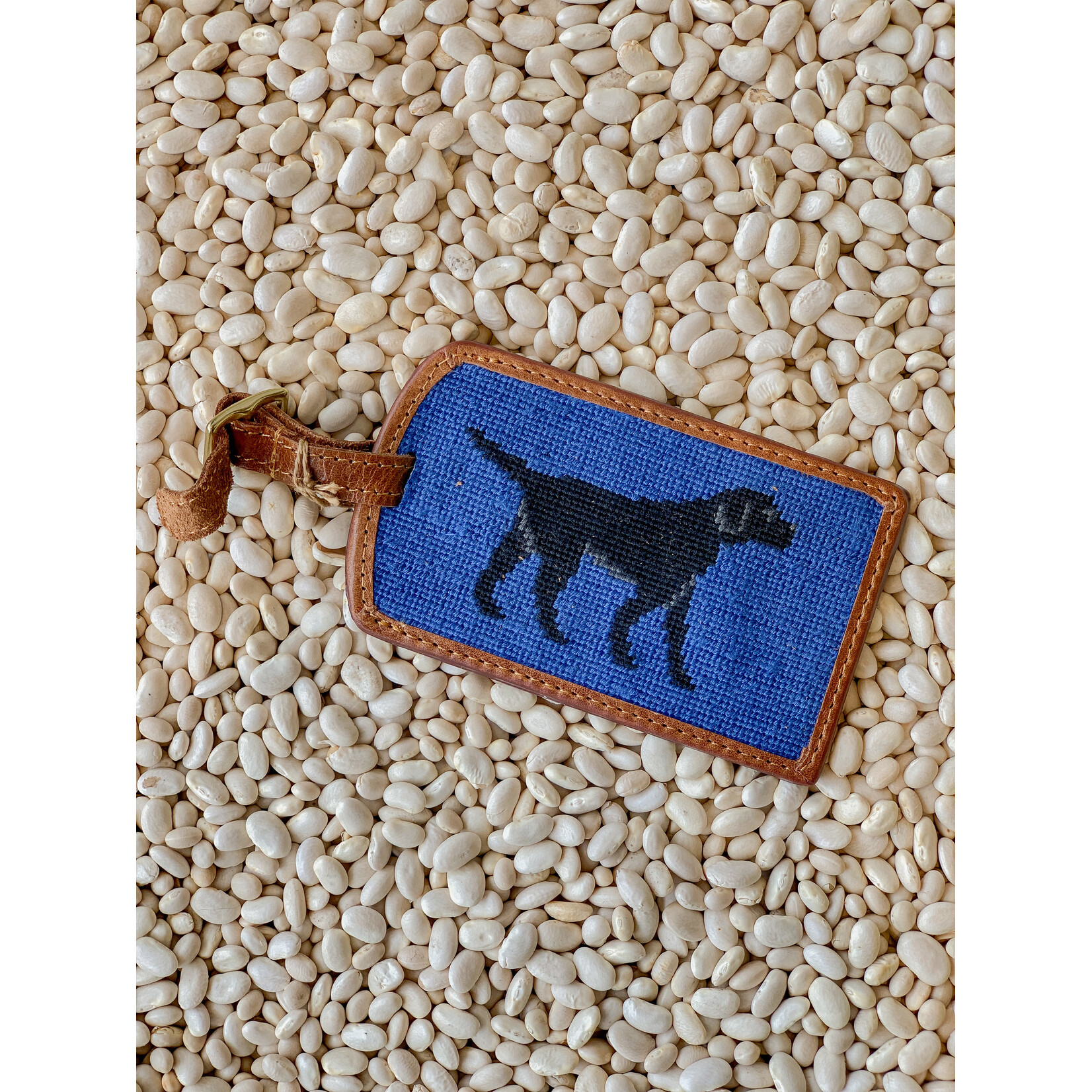 Smathers & Branson S&B Luggage Tag, Black Lab, blueberry