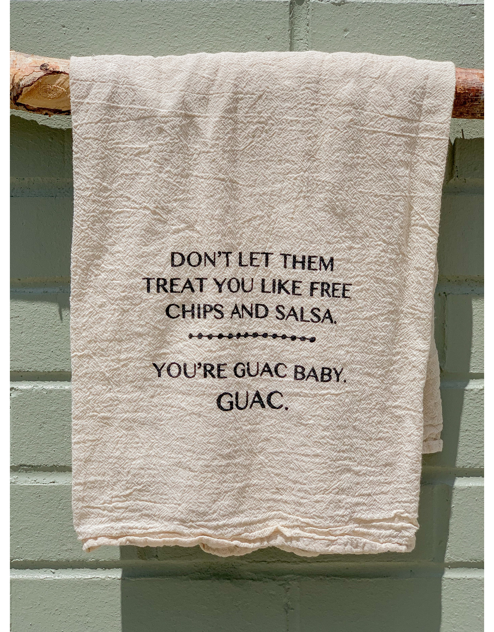 Ellembee Home Flour Sack Towel, Guac Baby