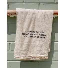 Ellembee Home Flour Sack Towel, Mac and Cheese