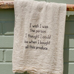 Flour Sack Towel, Produce Person