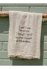Ellembee Home Flour Sack Towel, Produce Person